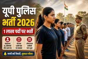 यूपी पुलिस भर्ती 2026 – 1 लाख नई पदों पर होगी भर्ती, छात्रों को मिलेगा सुनहरा मौका