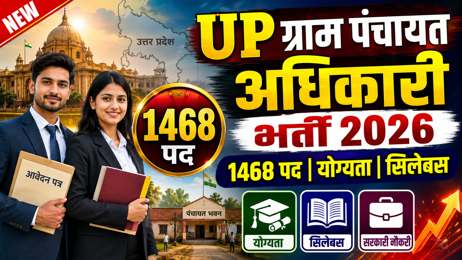 UP ग्राम पंचायत अधिकारी भर्ती 2026