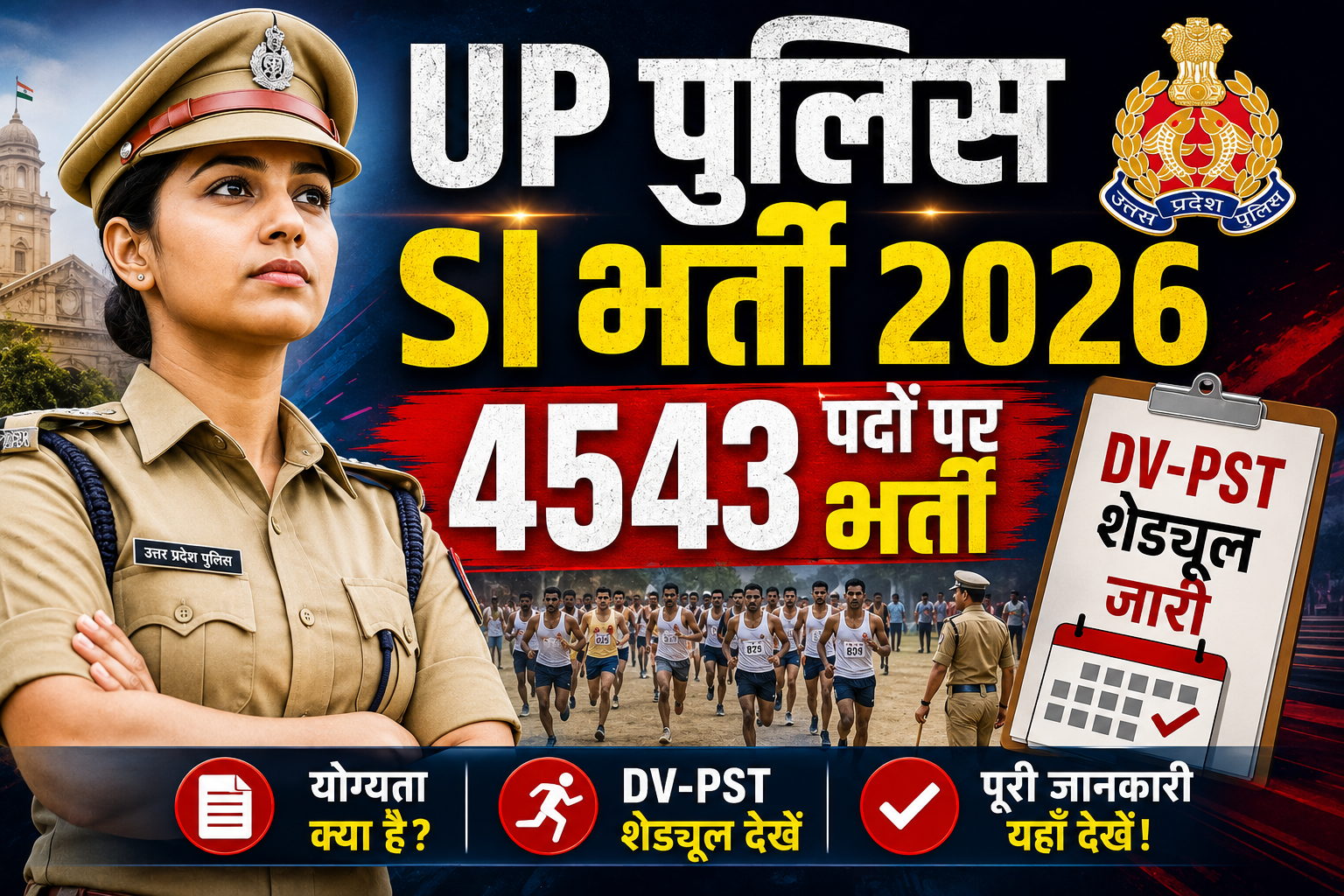 UP पुलिस SI भर्ती 2026