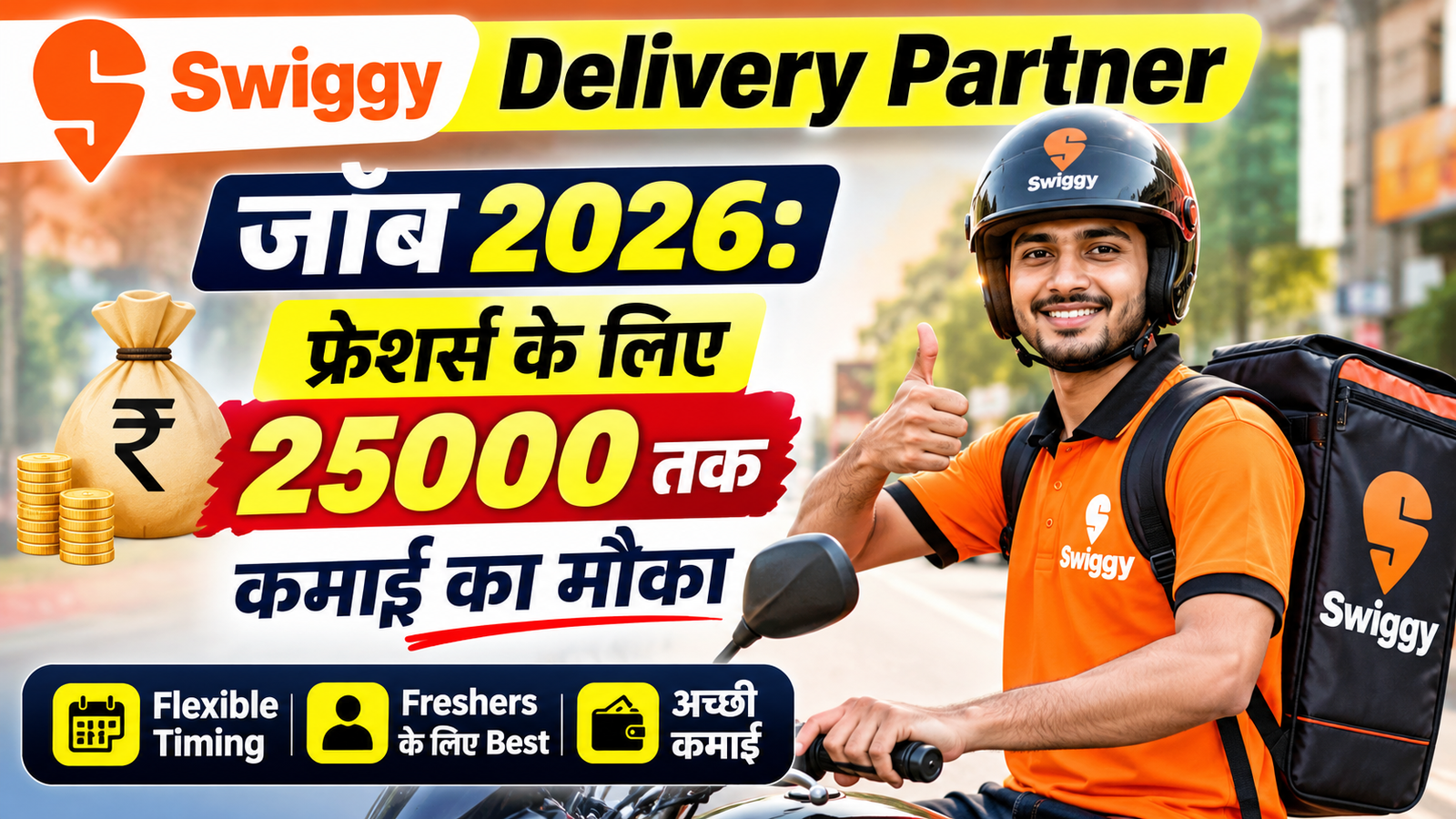 Swiggy Delivery Partner जॉब 2026